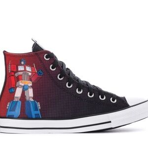 Converse Transformers Limited Edition Black and Red Sneakers -unisex
